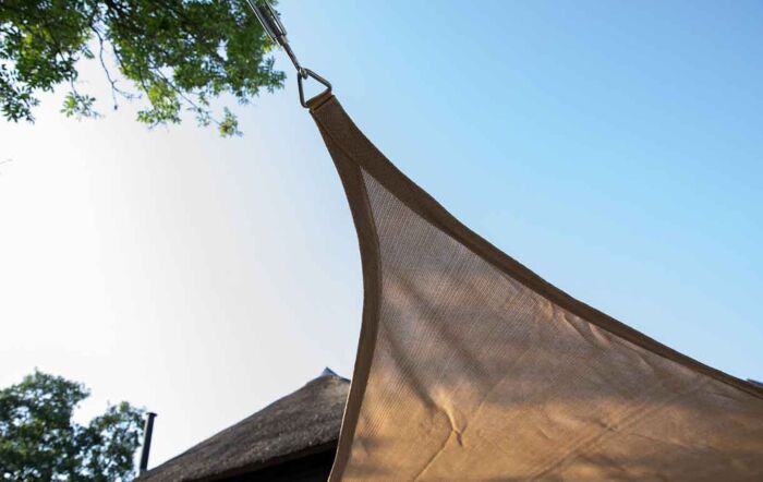 Pacific Lifestyle 5m Triangle Shade Sail Sand Pacific Lifestyle 5m Triangle Shade Sail Sand