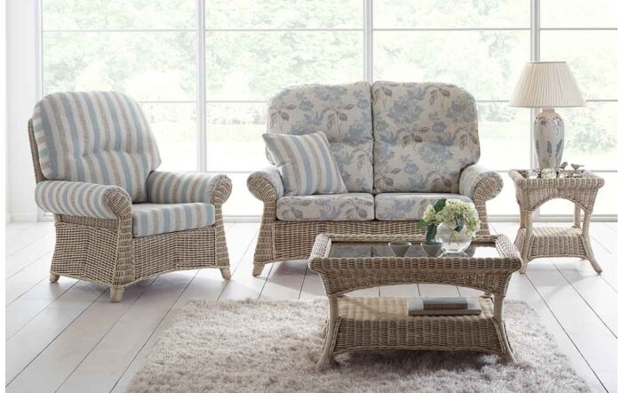 Cane Industries Sarrola Upholstered Footstool with Storage Cane Industries Sarrola Upholstered Footstool with Storage