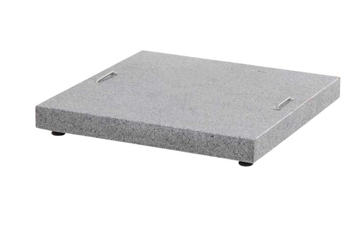 4 Seasons Outdoor Hacienda 300 x 400 cm Parasol with 125kg Siesta Granite Grey Base with Wheels - Taupe