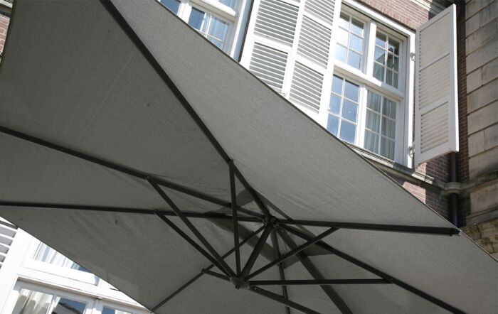 Four Seasons Outdoor Siesta Taupe 3m Square Parasol -125kg Siesta Granite Wheeled Base Four Seasons Outdoor Siesta Taupe 3m Square Parasol -125kg Siesta Granite Wheeled Base