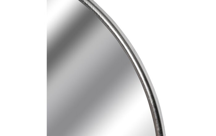 Hill Interiors Silver Foil Large Circular Metal Wall Mirror