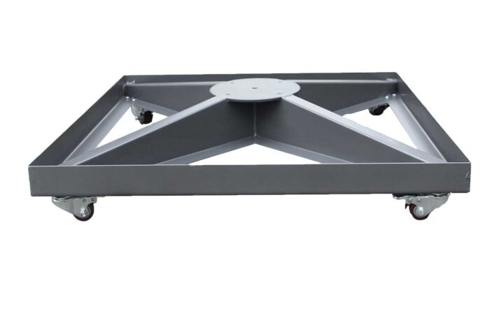 Bramblecrest Steel Frame with Wheels for Cantilever Parasol Granite Base - Granite Not Included