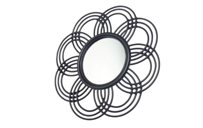 Sunflower Rattan Mirror