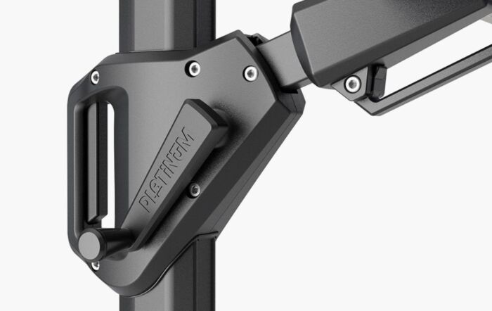 Pacific Lifestyle Challenger T2 3.5m x 2.6m Rectangular Premium Champagne Cantilever Parasol