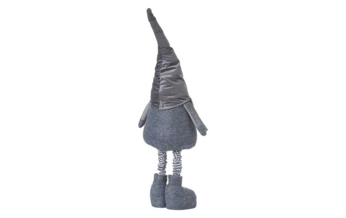 Hill Interiors Large Tall Grey Velvet Gonk 125H cm