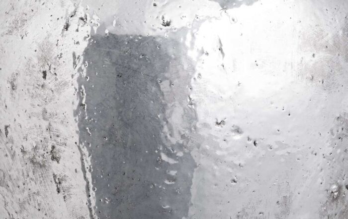 Tall Metallic Ceramic Vase