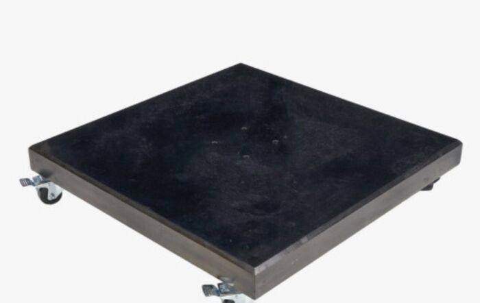 Pacific Lifestyle Challenger T2 3.5m x 2.6m Sandstone/Champagne Cantilever & 90kg Wheeled Base