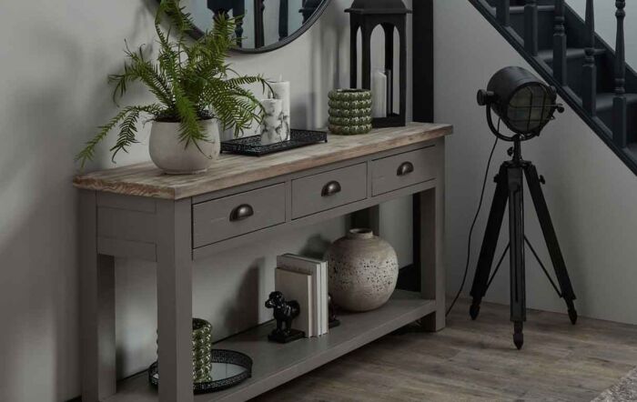 Hill Interiors Tiber Large Stone Ceramic Vase