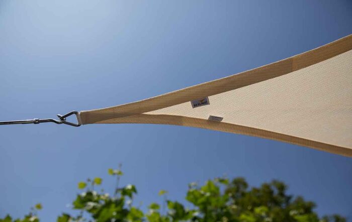 Pacific Lifestyle 5m Triangle Shade Sail Off-White