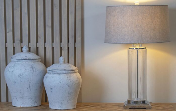 Hill Interiors Roma Glass Table Lamp