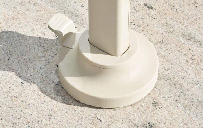 Pacific Lifestyle Venezia Sandstone Round Edge Granite 120kg Wheeled Parasol Base