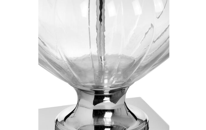 Hill Interiors Verona Glass Table Lamp with Shade