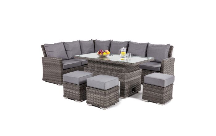 Maze Victoria Corner Dining Set with Rising Table