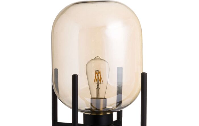 Hill Interiors Vintage Industrial Glass Glow Lamp