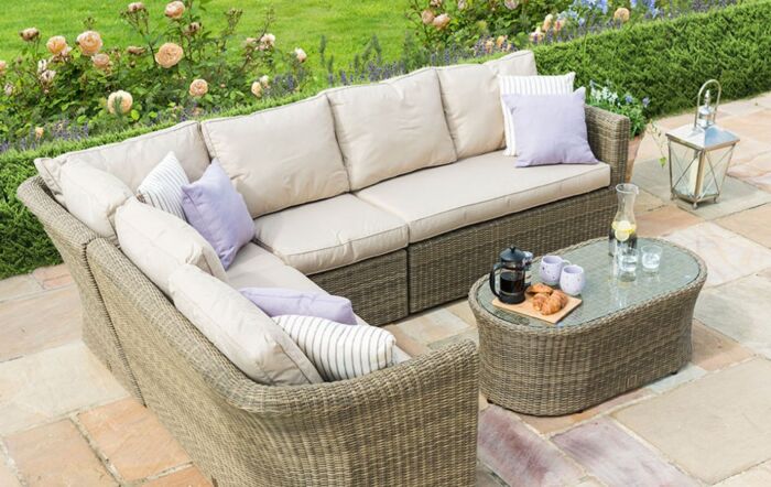 Winchester Large Garden Corner Sofa Set