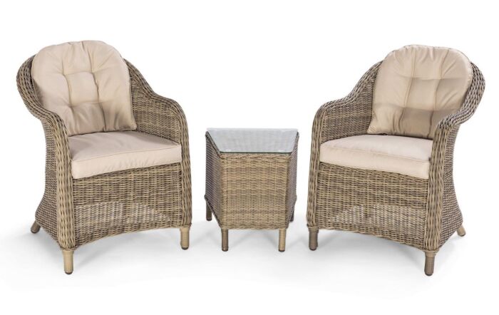Maze Winchester Rattan Garden Bistro Table Set