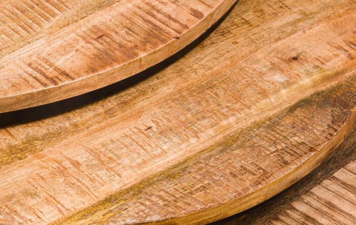 Hill Interiors Set Of Three Industrial Tables