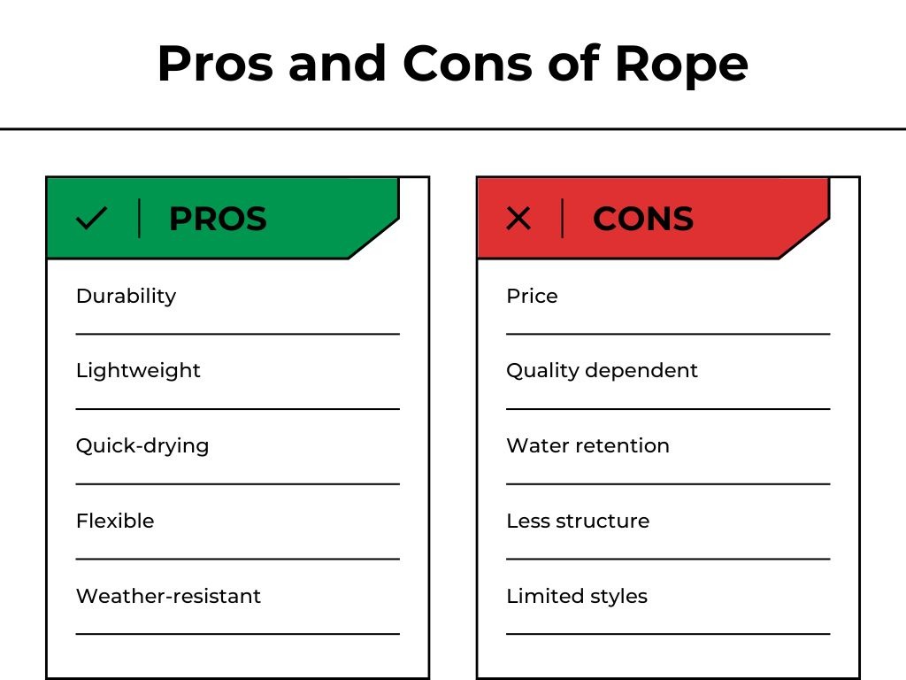 Pros and Cons of Rope