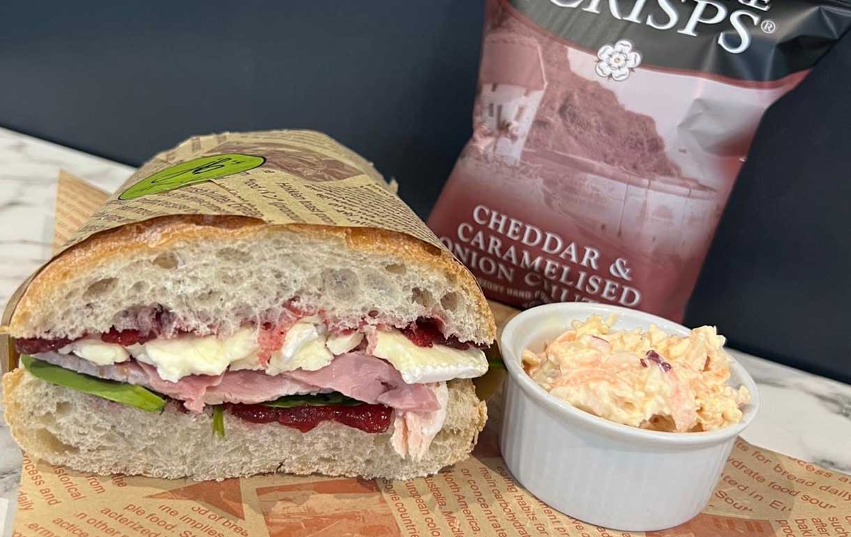 Panini and crisps